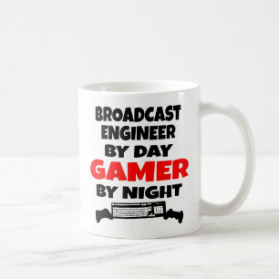 Broadcast Engineer Loves Playing Video Games Coffee Mug