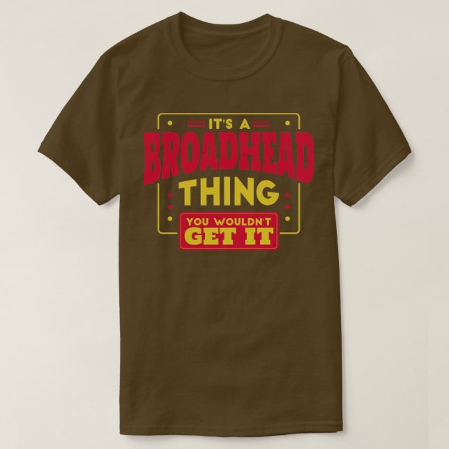 Broadhead T-Shirt (Design Front)