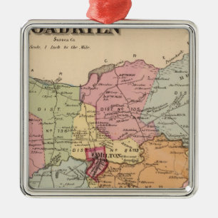 Broadkiln Metal Tree Decoration