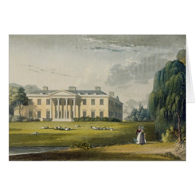 Broadlands, from Ackermann's 'Repository of Arts', (Front Horizontal)