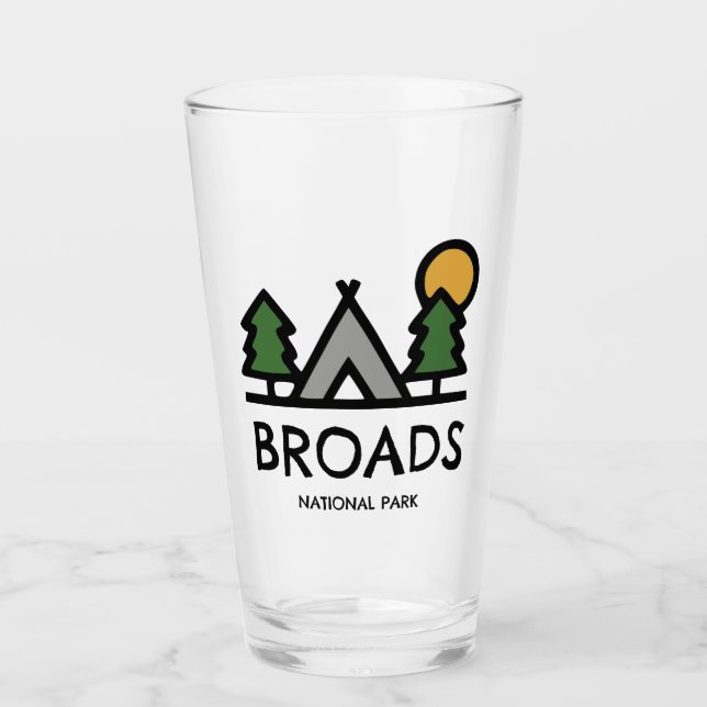 Broads National Park Glass (Front)
