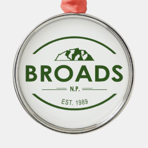 Broads National Park Metal Tree Decoration