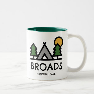 Broads National Park Two-Tone Coffee Mug
