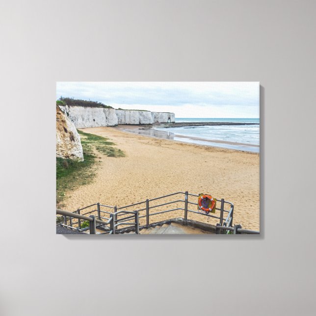 Broadstairs Kingsgate Bay view canvas print (Front)