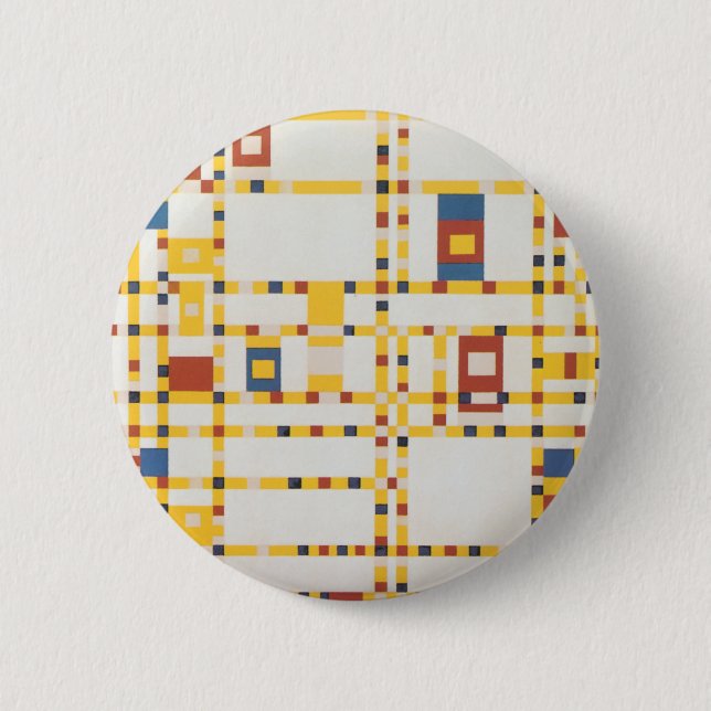 Broadway Boogie Woogie 6 Cm Round Badge (Front)