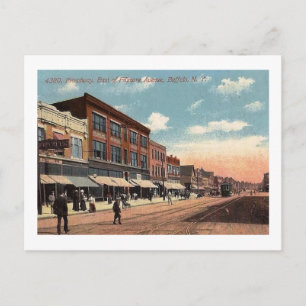 Broadway, Buffalo, New York Vintage Postcard
