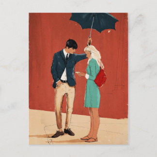 Broadway Bus Stop Postcard