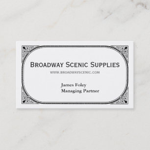 Broadway Business Card