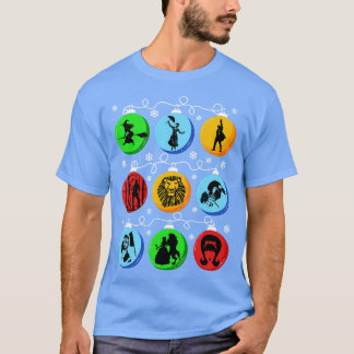 Broadway Christmas Bulbs T-Shirt