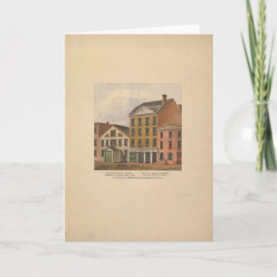 Broadway Circus and Olympic Theater Greeting Card
