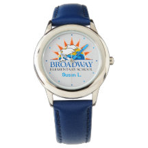 Broadway Elementary School colour logo watch