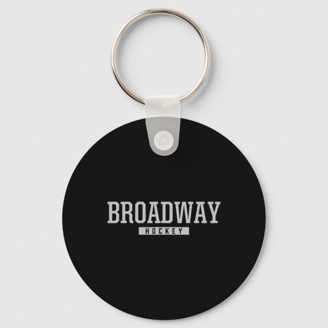 Broadway High School Hockey  Key Ring (Front)
