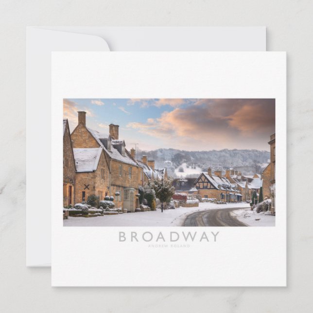 Broadway Holiday Card (Front)