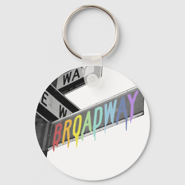 Broadway Key Ring (Front)