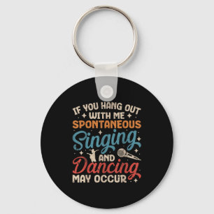 Broadway Musical Theater Nerd Theatre Geek Drama L Key Ring
