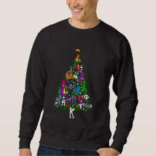 Broadway Musical Theatre Christmas Tree Sweatshirt