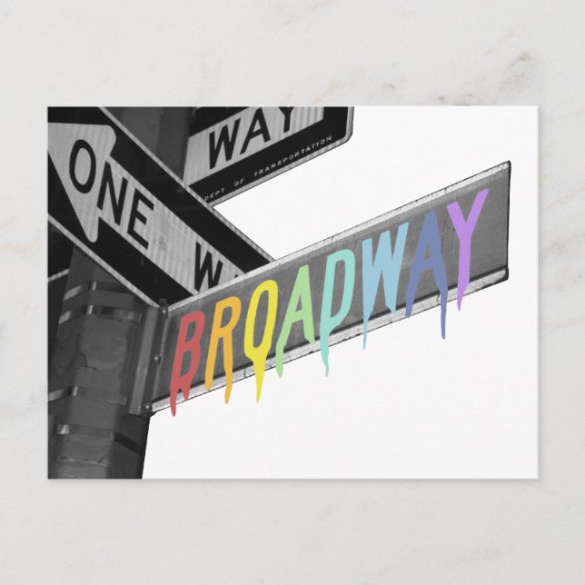 Broadway Postcard (Front)