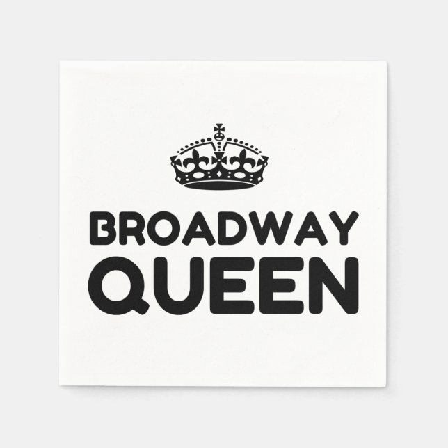 BROADWAY QUEEN NAPKIN (Front)