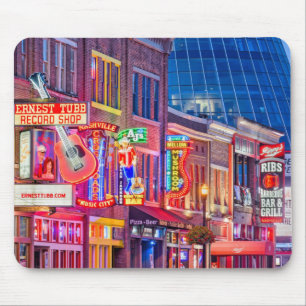 Broadway Street Downtown Nashville Tennessee Mouse Mat