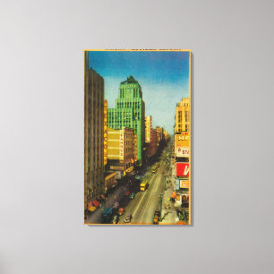 Broadway Street in Los Angeles, CA Canvas Print