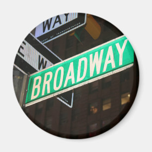 Broadway Street Sign Magnet