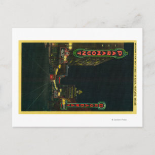 Broadway Theatre in Portland on Main Street Postcard