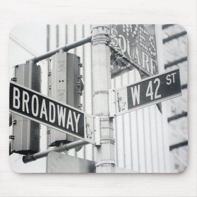Broadway Times Square Mousepad (Front)