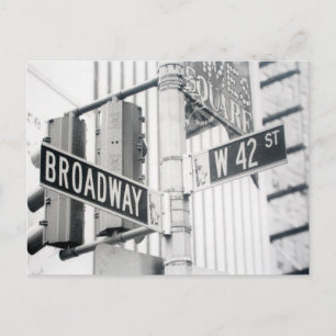 Broadway Times Square Postcard