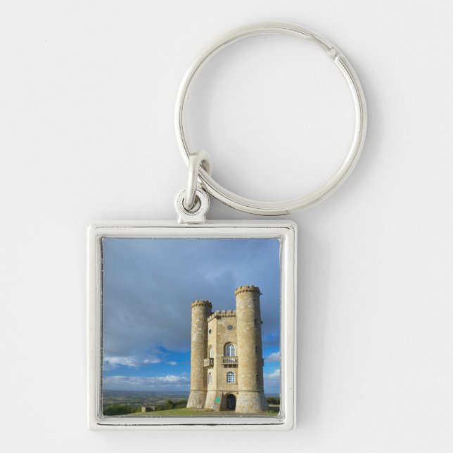 Broadway Tower, Near Broadway, Worcestershire Key Ring (Front)