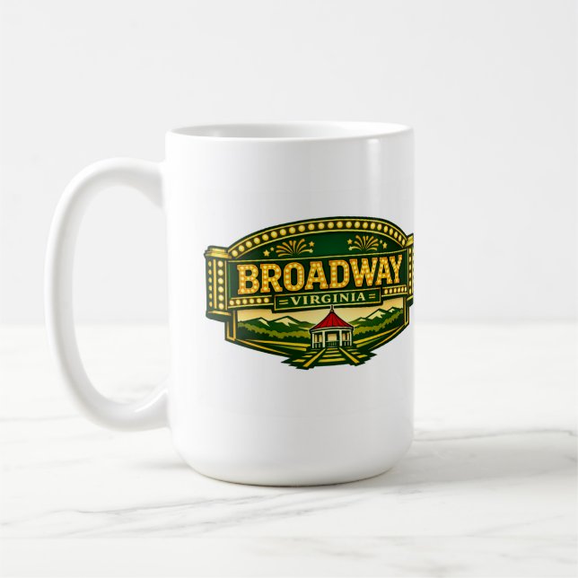 Broadway, VA  Marquee Mug (Left)