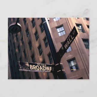 Broadway/Wallstreet Postcard