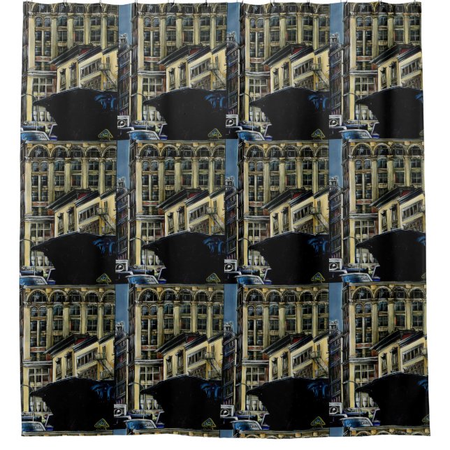 Broadway's Best, New York City Shower Curtain (Front)