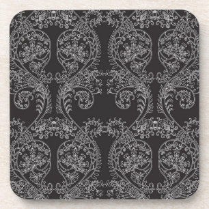 Brocade pattern coaster