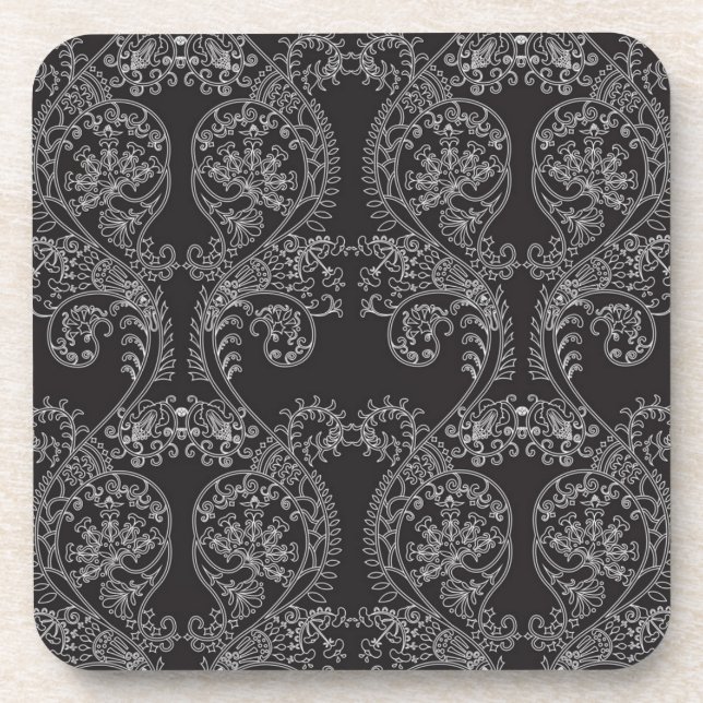 Brocade pattern coaster (Front)