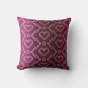Brocade pattern cushion