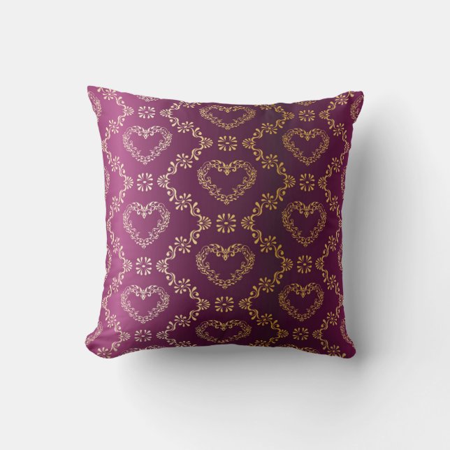 Brocade pattern cushion (Front)