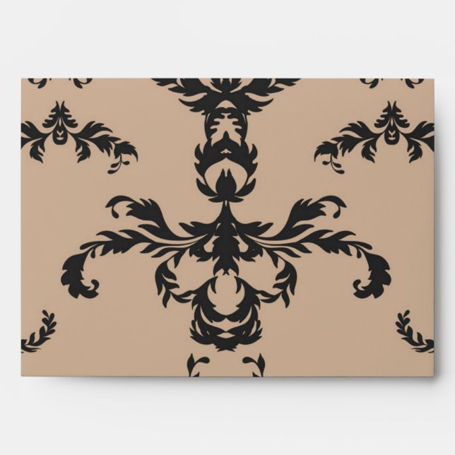 Brocade pattern envelope (Front)