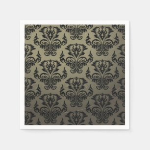 Brocade pattern napkin
