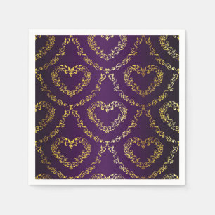 Brocade pattern napkin