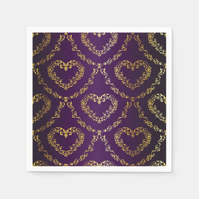 Brocade pattern napkin (Front)