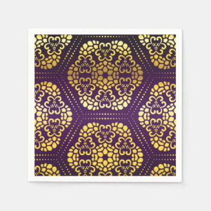 Brocade pattern napkin