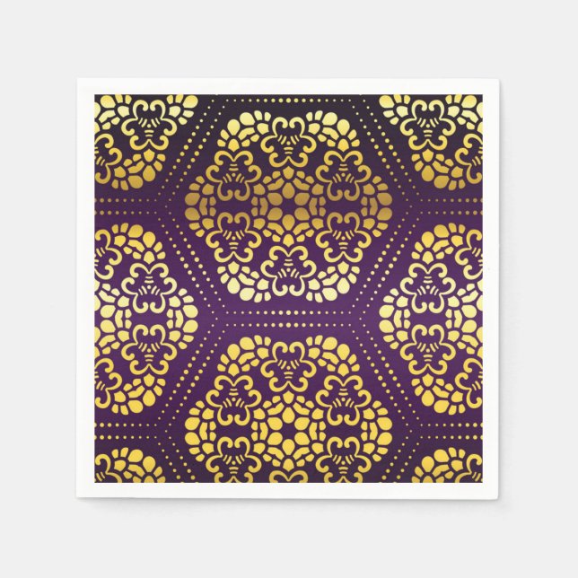 Brocade pattern napkin (Front)