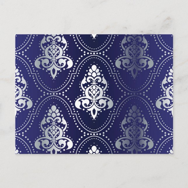 Brocade pattern postcard (Front)