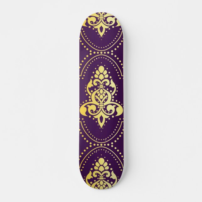 Brocade pattern skateboard (Front)