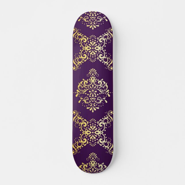 Brocade pattern skateboard (Front)