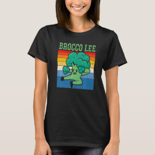 Brocco Lee Vegetable Vegetarian Vegan Broccoli   T-Shirt