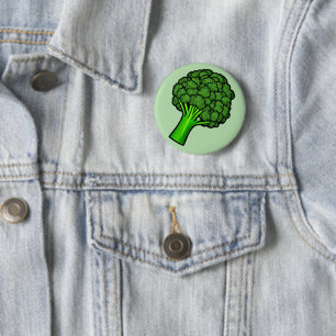 Broccoli 6 Cm Round Badge