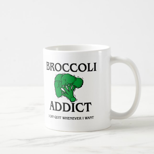 Broccoli Addict Coffee Mug (Right)