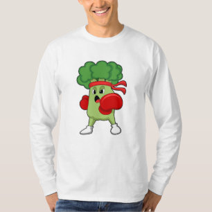 Broccoli at Boxing with Boxing gloves T-Shirt