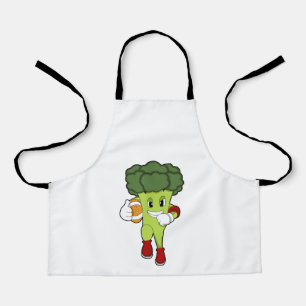 Broccoli at Football Sports Apron